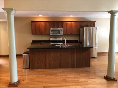 The kitchen viewed from the great room.  Kitchen f