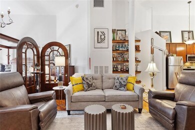 Another view of the cozy living room.