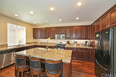 Kitchen open to family room
