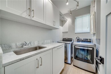 LG washer and dryer included & Deep sink