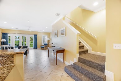 Entry into the open floor plan