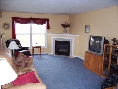 Living Room. Living room with gas fireplace.