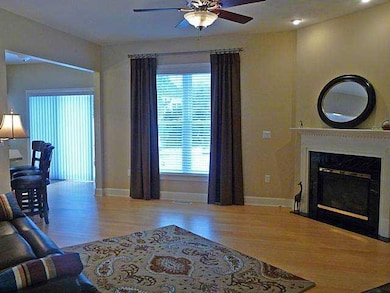 Great Room. Open-floor plan. Gas-fireplace,ceiling