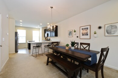 Opens to living room