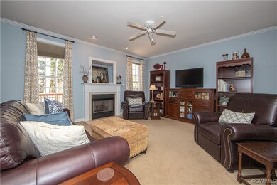 Relax by the gas fireplace!