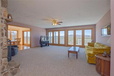 Living room and dining room, also...
