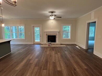 Living Room with Electric Fireplace