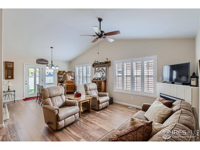 Large Living Room with Vaulted Ceiling