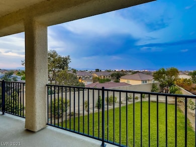 Evening View from the Balcony (Strip visible in th
