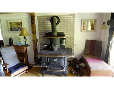 Kitchen. Wood stove in Kitchen