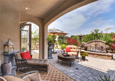 A great place to enjoy this beautiful backyard wit