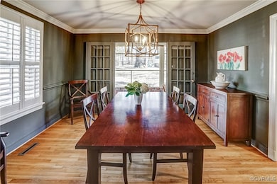 French Doors to Screened porch