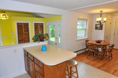 Open concept kitchen and dining room