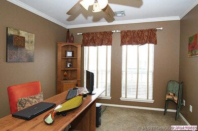Another view of the office/formal dining area.