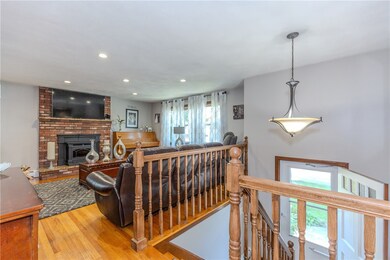Stairs to living room
