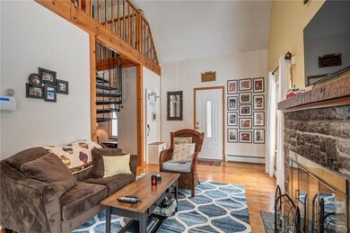 Charming character in this cozy Family Room.