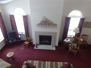 Great room with gas fireplace
