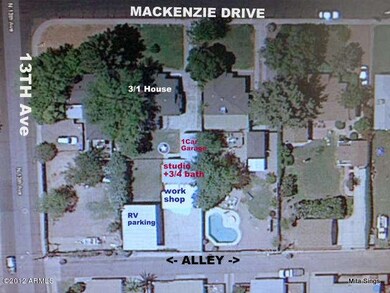 Mack building Aerial