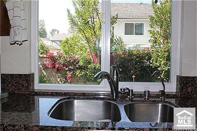 Looking out to the backyard