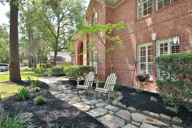 Greet neighbors walking by