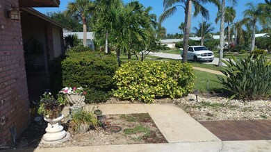 Mature, colorful landscaping