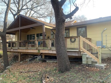 Exterior Back Covered Deck