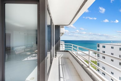 ocean view from main balcony