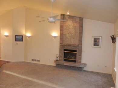 Living Room W/Vault and FP