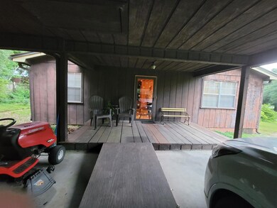 Back entrance from carport