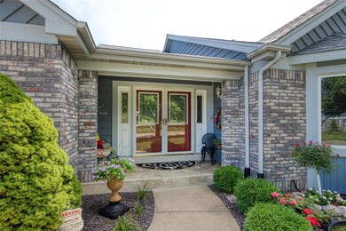 Nice Brick work, and Double Entry Doors allows all