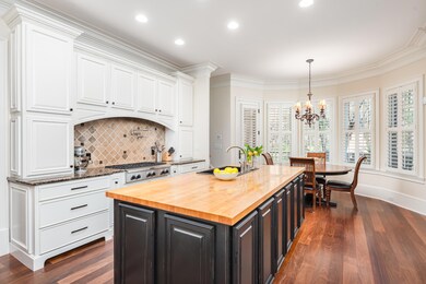 Kitchen w/Butcher Block Center Island