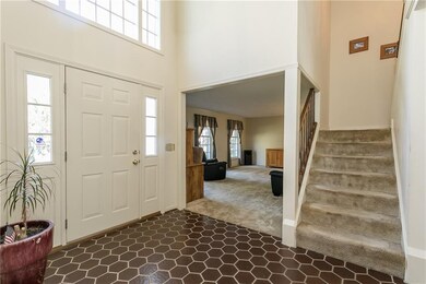 2 story foyer. Entrance to Living Room.5 Walnut Gr