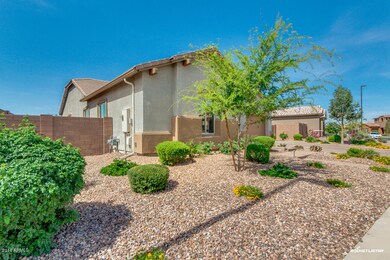 Lush landscaping