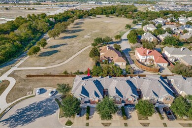 The townhome is located at the end of the cul-de-s