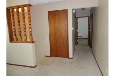 View. from living room toward bedrooms/bath