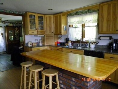 Kitchen Island and Cabinets looking...