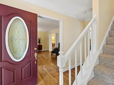 Foyer with Hardwood Floor