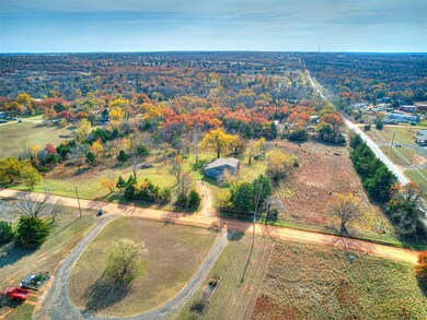 Aerial view with a rural view