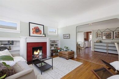 Great flow from the living room to the dining room
