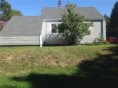 Rear view of home