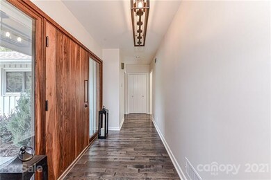 Entry Hallway with Hickory Floors