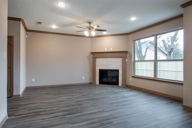 Wood-look vinyl flooring throughout this home! Fam