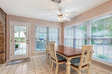 Large breakfast area with a wall of window for ple