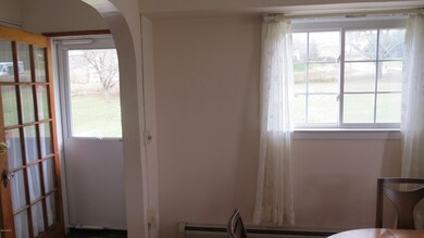 Kitchen door out to driveway