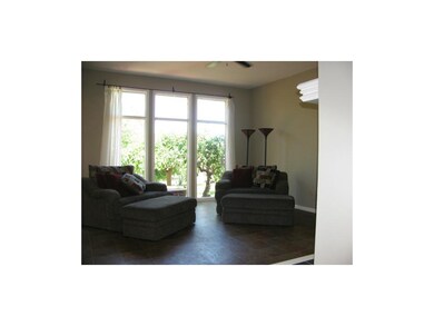 Family Room and tall windows