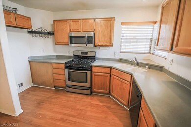 Kitchen with solid surface countertops