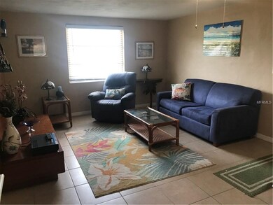 Comfortable living room area includes a sleeper so