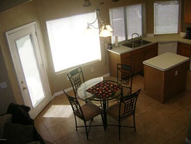 dining into kitchen