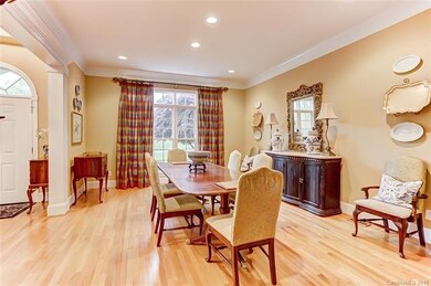Formal Dining Room: note recessed lights and crown