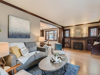 Living Room with Top of the Line Gas Fire Place In